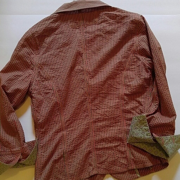 - Robert Graham Button Cotton Blouse  6 - Picture 3 of 5